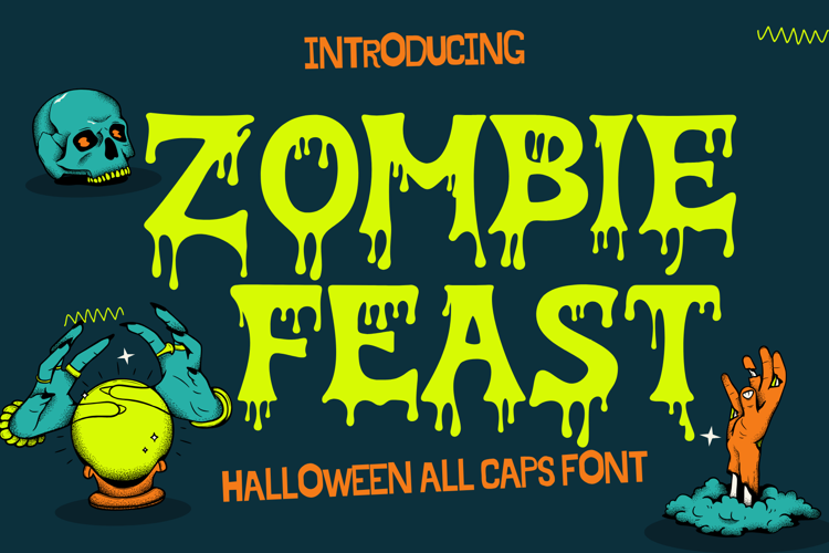 Preview of Zombie Feast Font