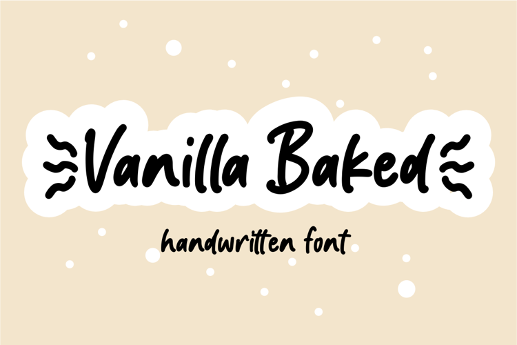 Vanilla Baked Font