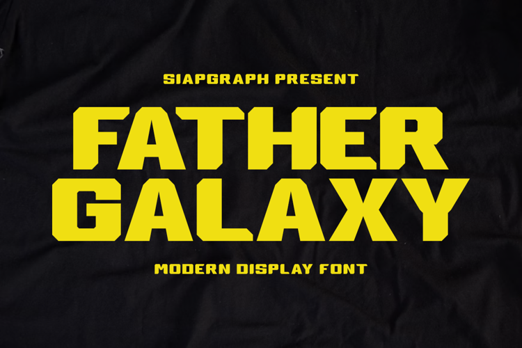 Preview of Father Galaxy Font