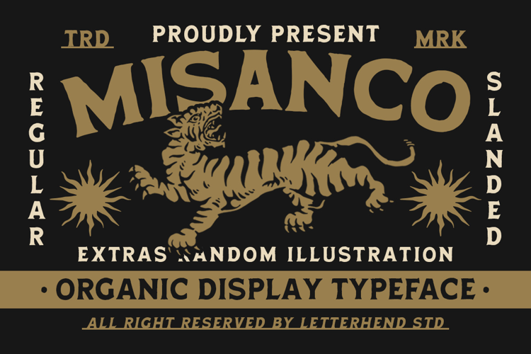 Preview of Misanco Font