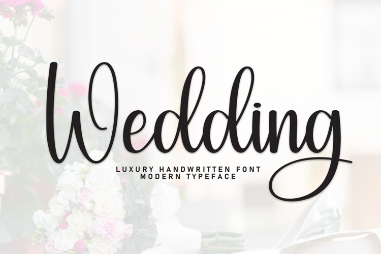 Preview of Wedding Font