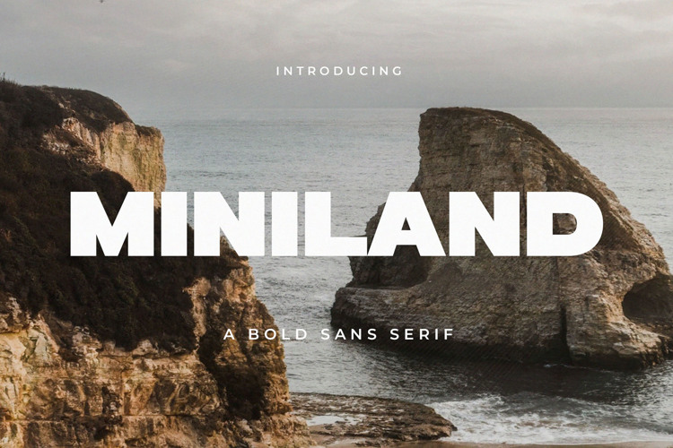Preview of Miniland Font