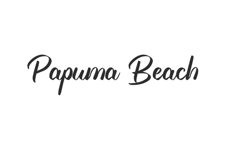 Papuma Beach Font