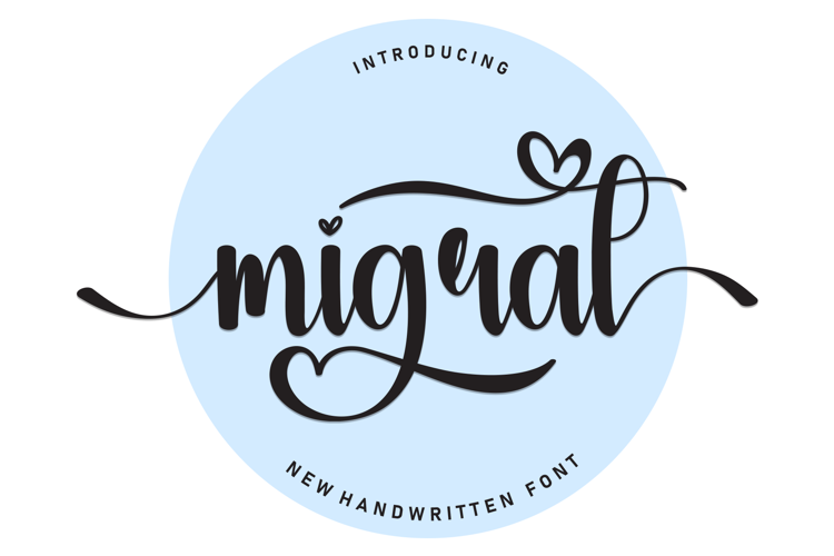 Preview of Migrat Font
