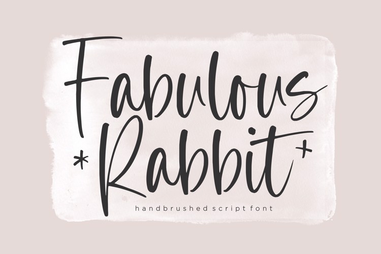 Fabulous Rabbit Font