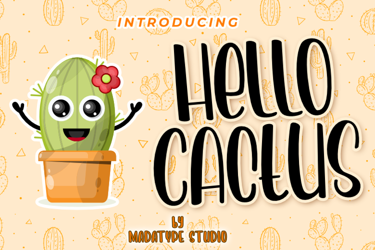 Hello Cactus Font