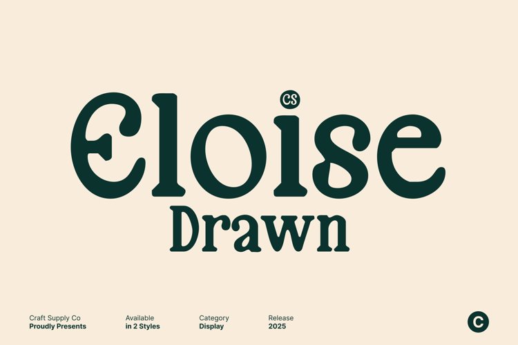 Preview of CS Eloise Drawn Font