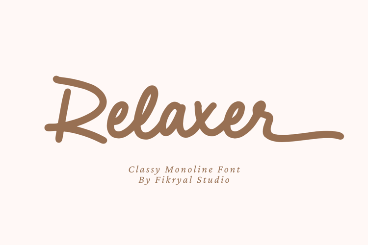Relaxer Font