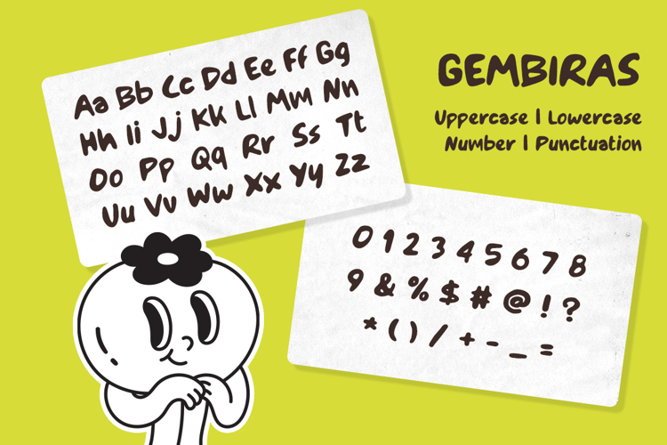 Preview of Gembiras Font