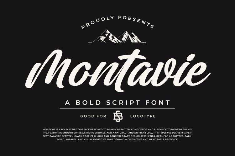 Preview of Montavie Font