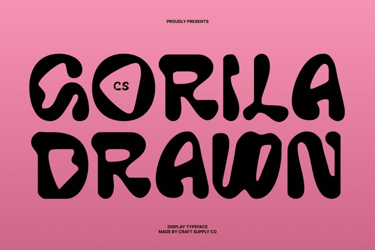 Preview of CS Gorila Drawn Font