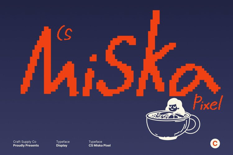 Preview of CS Miska Pixel Font