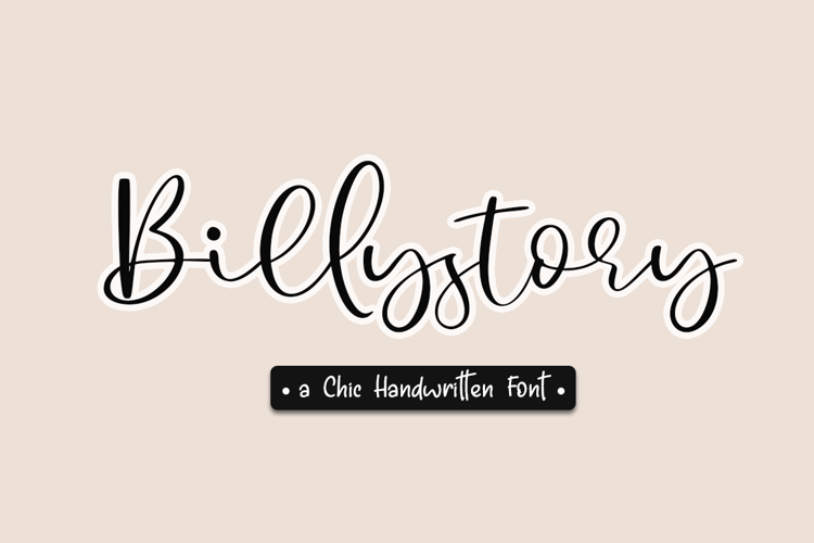 Billystory Font