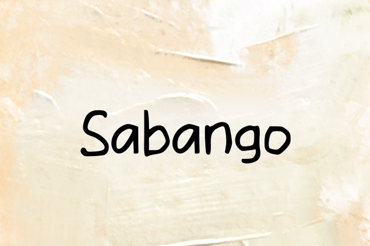 s Sabango Font