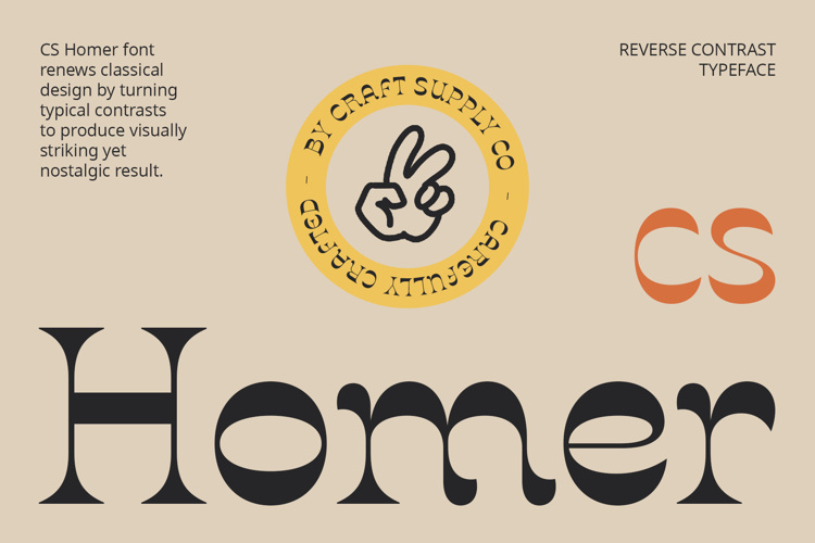 CS Homer Font