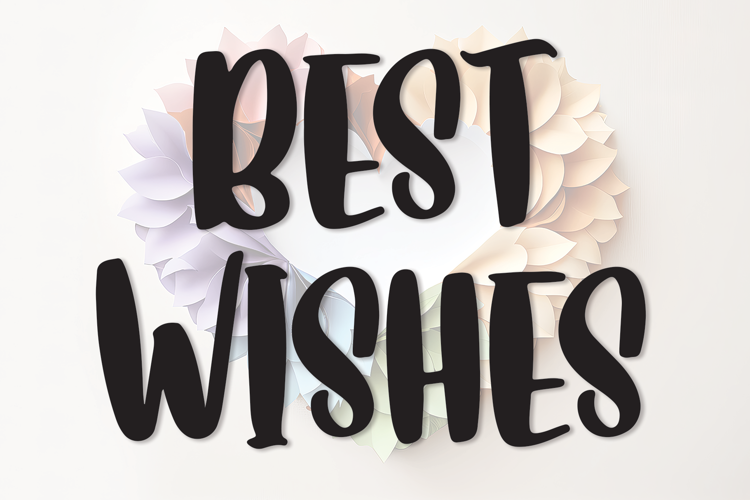 Best Wishes Font