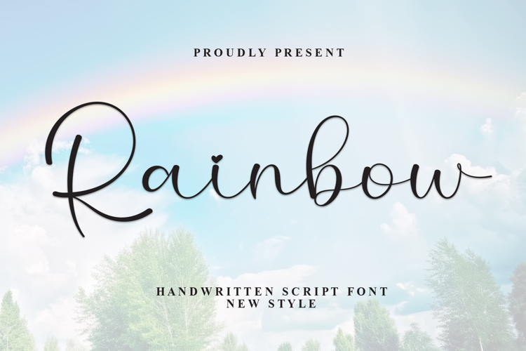 Preview of Rainbow Font