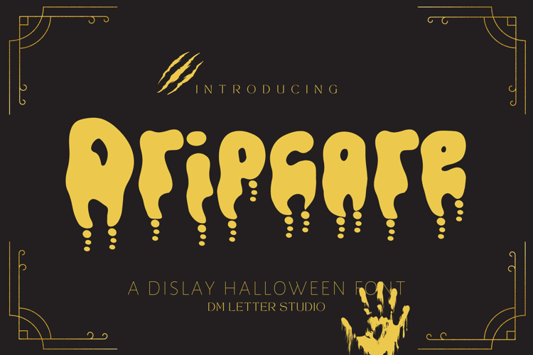 Preview of Dripcore Font