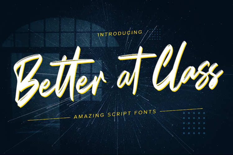 Better at Class Font