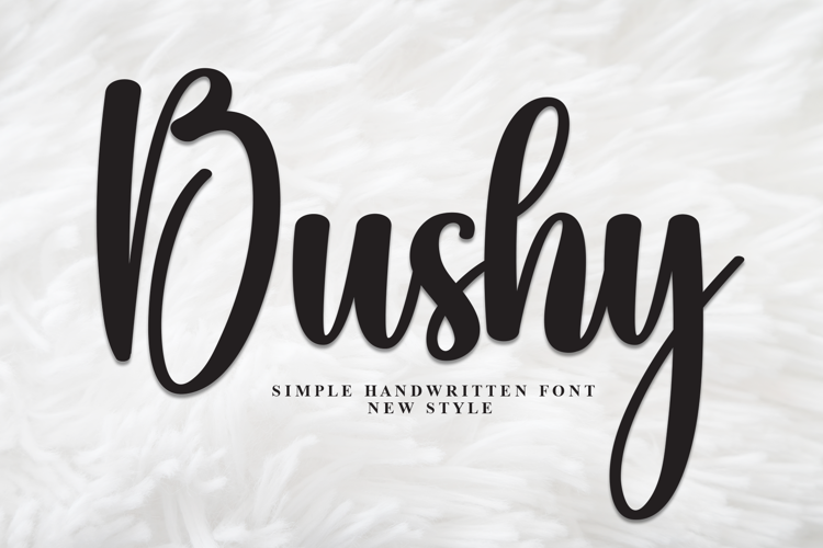 Preview of Bushy Font