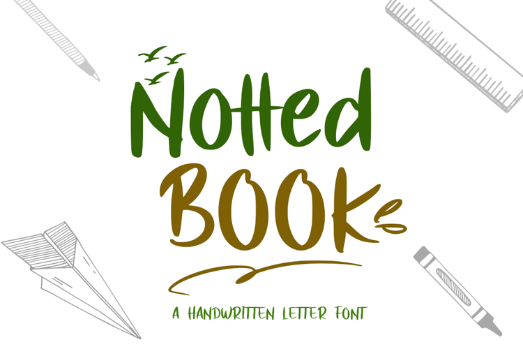 Notted  Book Font