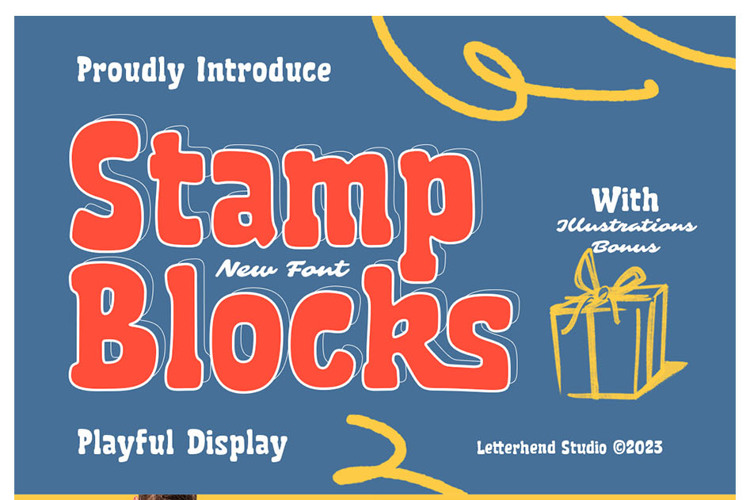 Stamp Blocks Font