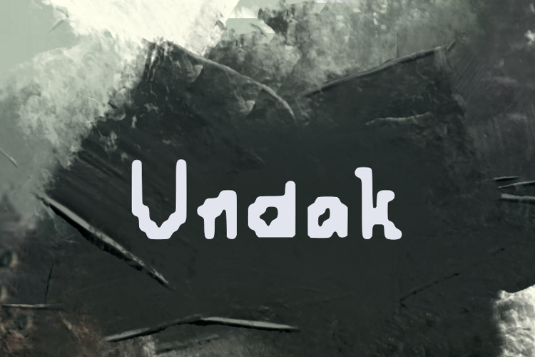 Preview of u Undak Font