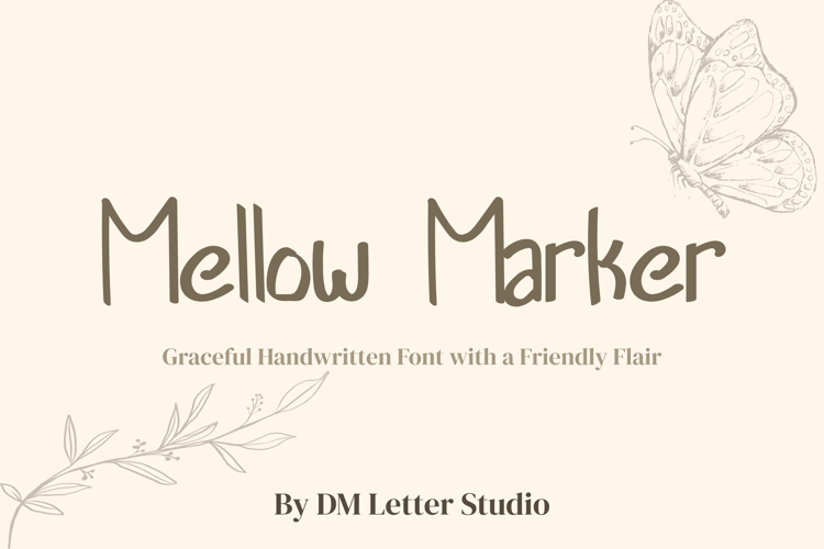 Preview of Mellow Marker Font