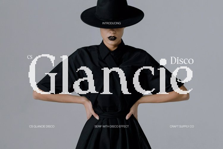 Preview of CS Glancie Disco Font