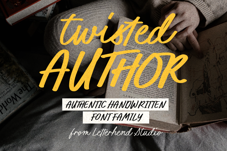 Twisted Author Font