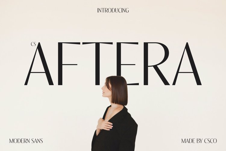 Preview of CS Aftera Font