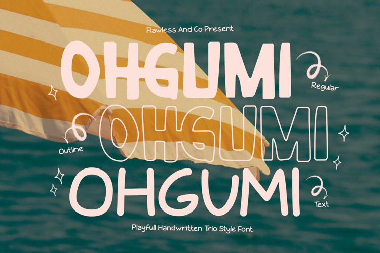Preview of OHGUMI Font