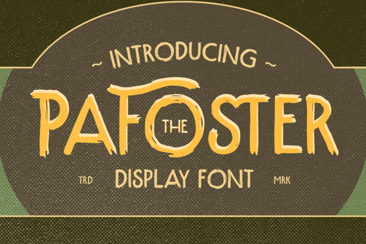 Pafoster Font