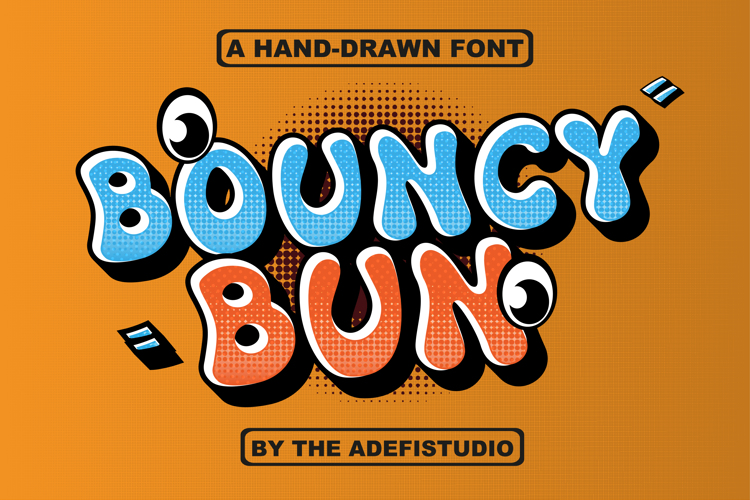 Preview of Bouncy Bun Font