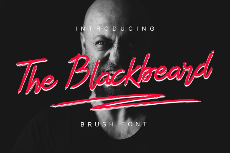Preview of Blackbeard Font