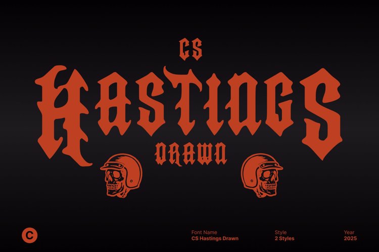 Preview of CS Hastings Drawn Font
