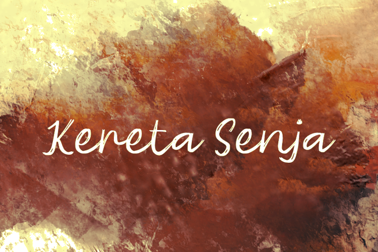 K Kereta Senja Font