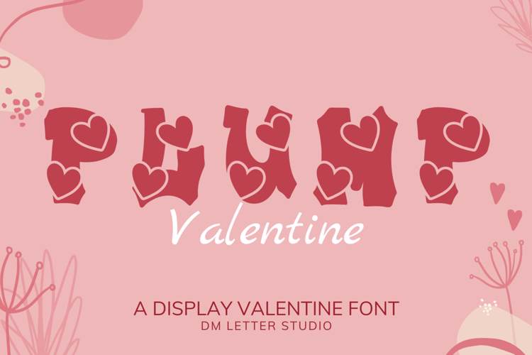Preview of Plump Valentine Font