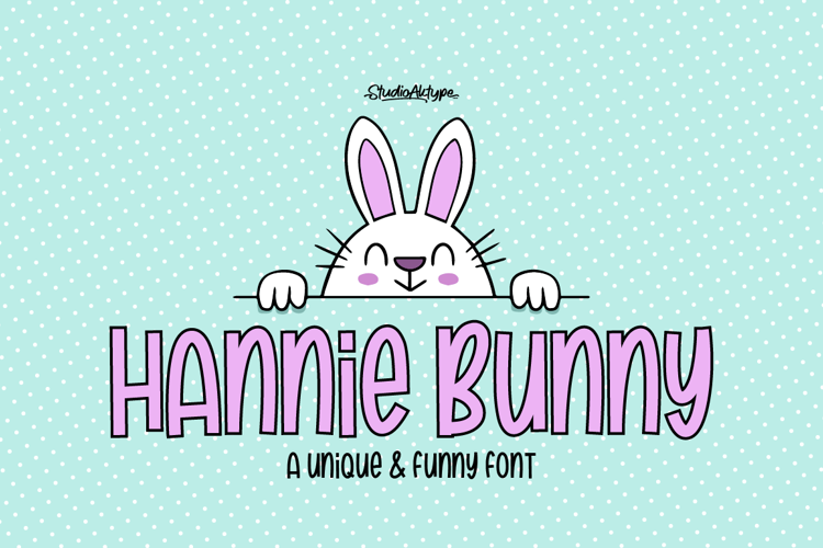 Hannie Bunny Font