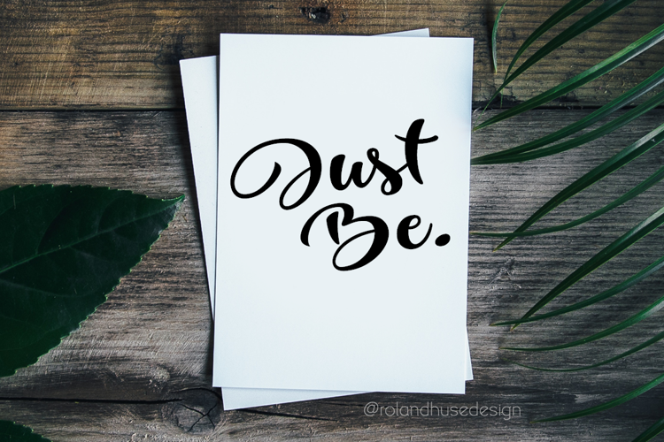 Just Be Demo Font
