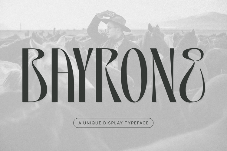 Preview of Bayrone Font