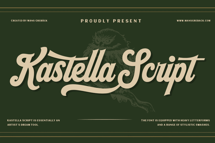 Kastella Script Font