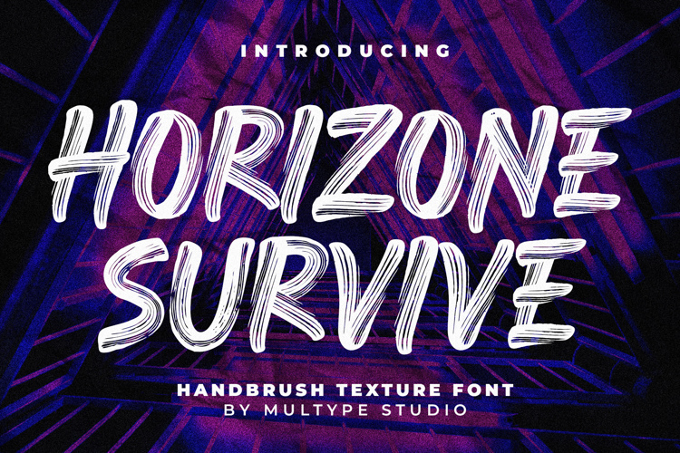 Horizone Survive Brush Font