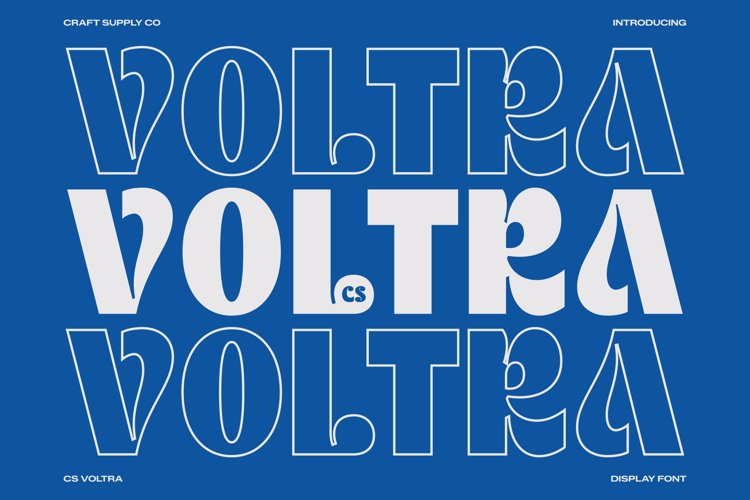 Preview of CS Voltra Font