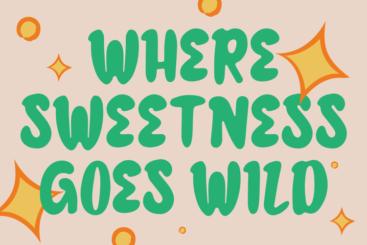 Preview of Candy Form Font