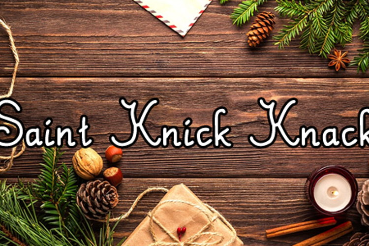 Saint Knick Knack Font