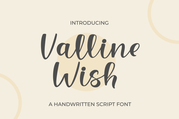 Valline Wish Font