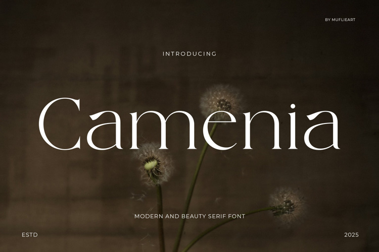 Preview of Camenia Font