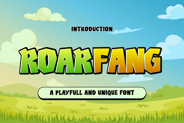 Preview of Roar Fang Font