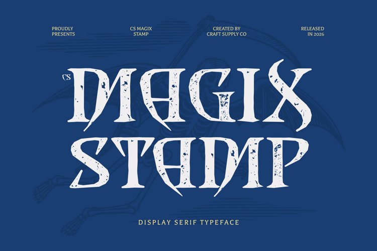 Preview of CS Magix Stamp Font